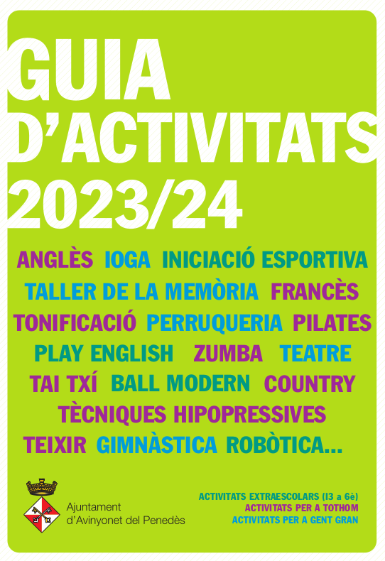 Guia d'activitats 2023-24
