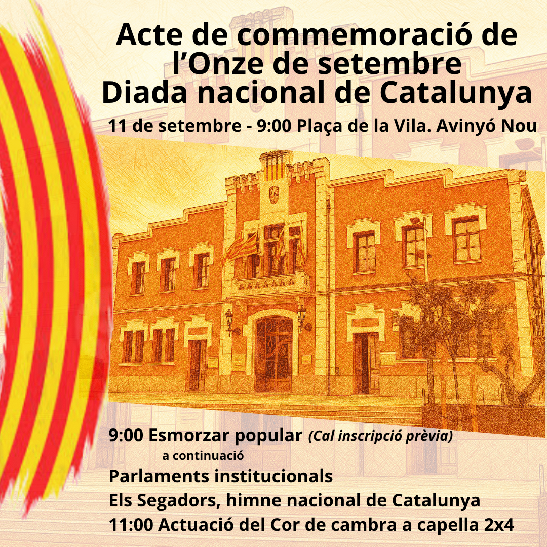 Acte de commemoraci&oacute; de l'Onze de setembre Diada Nacional de Catalunya