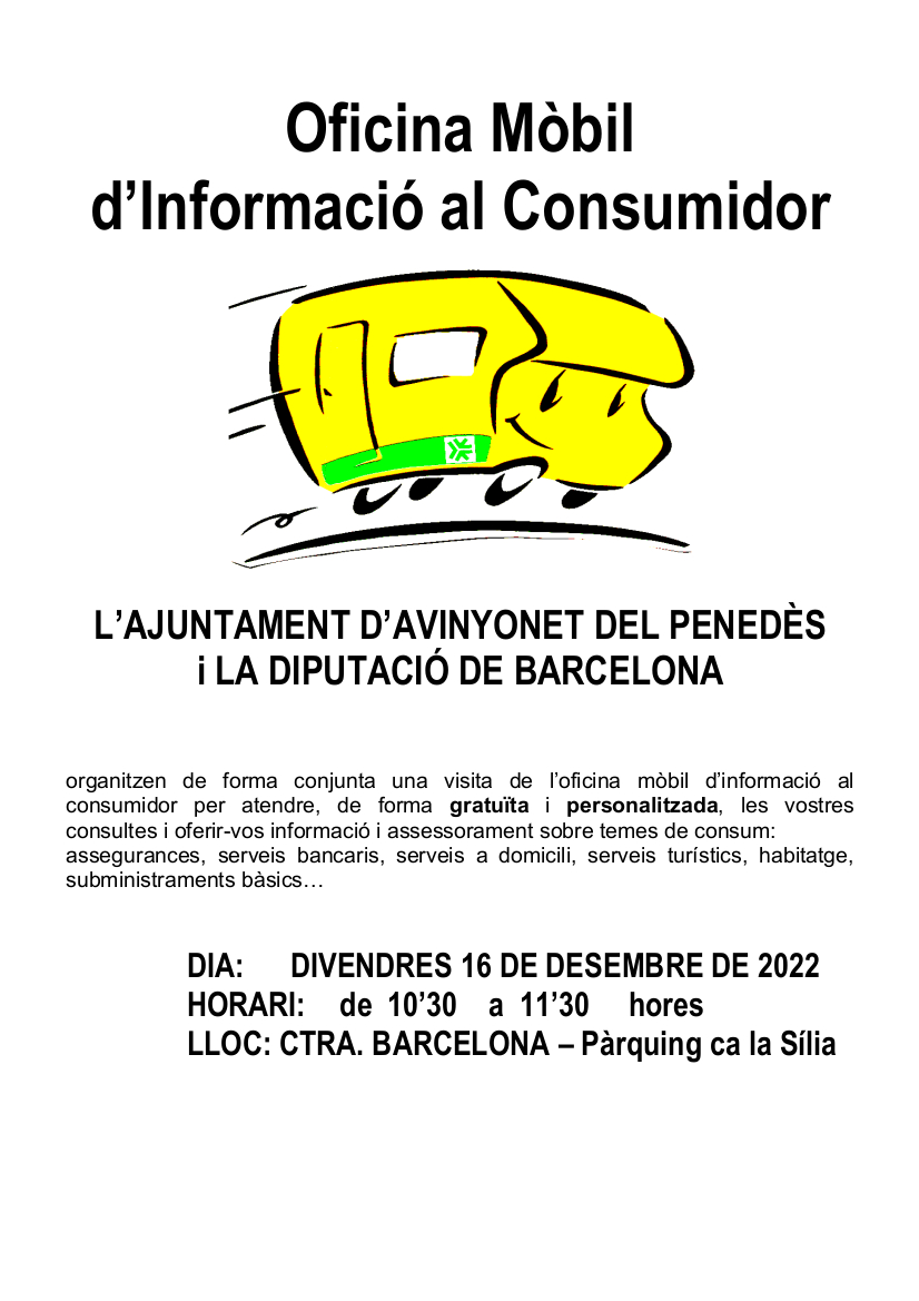 Oficina mòbil d'informació al consumidor