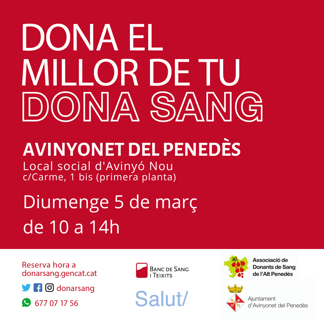 Campanya de donació de sang