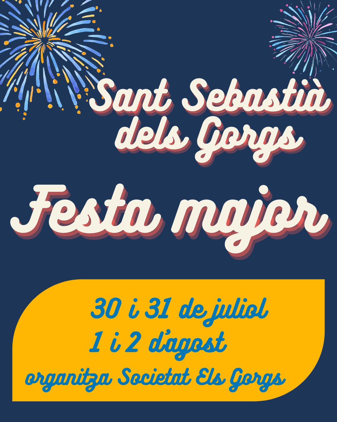 Sant Sebasti&agrave; dels Gorgs celebra la seva Festa Major amb quatre dies intensos i activitats per a totes les edats
