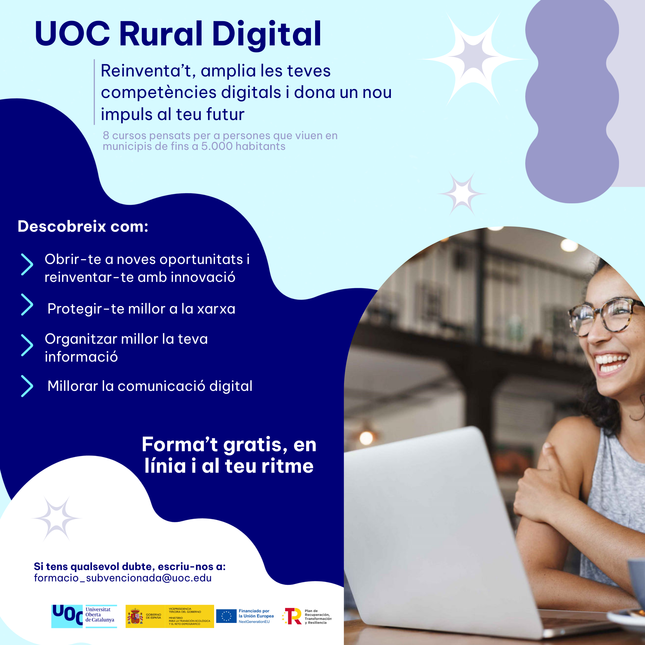 La UOC impulsa el programa Rural Digital per formar en competències digitals als petits municipis