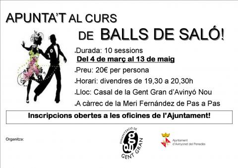 Nou curs de balls de saló