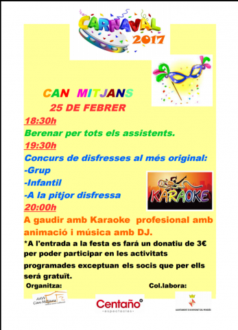 Carnaval a Can Mitjans