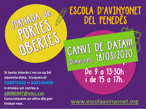 Jornada de portes obertes a l'escola