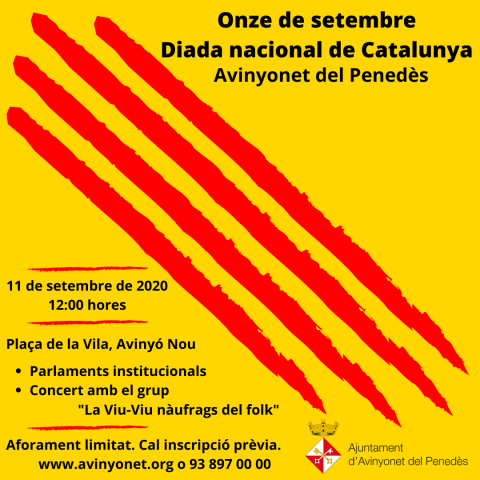 ACTE DE COMMEMORACIÓ ONZE DE SETEMBRE, DIADA NACIONAL DE CATALUNYA