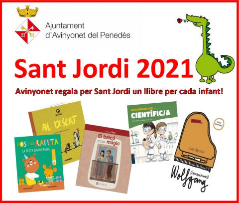 Sant Jordi 2021, un llibre per a cada infant