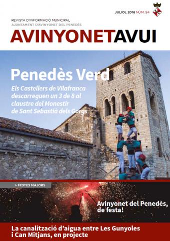 Edició número 94 del butlletí municipal Avinyonet Avui