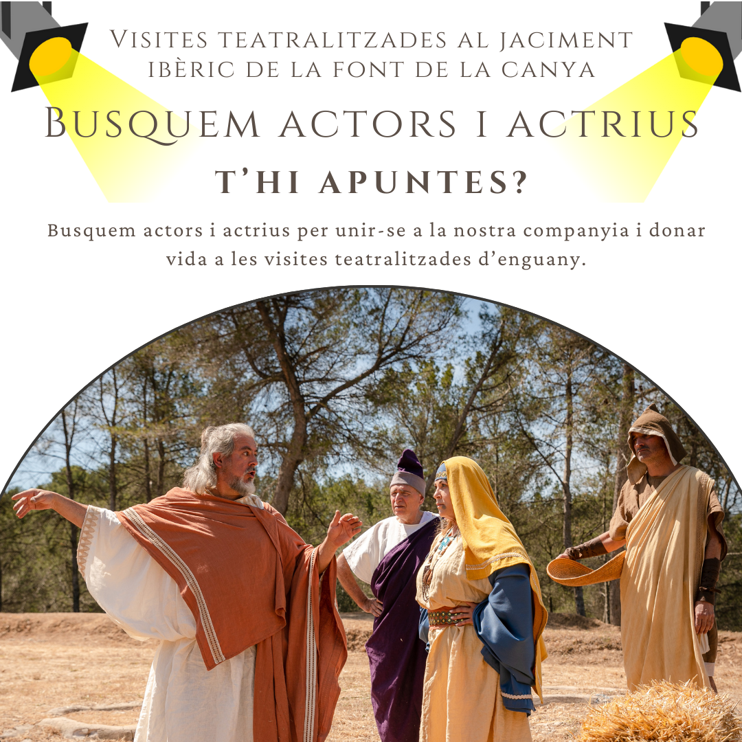 Visites teatralitzades al Jaciment ibèric de la Font de la Canya