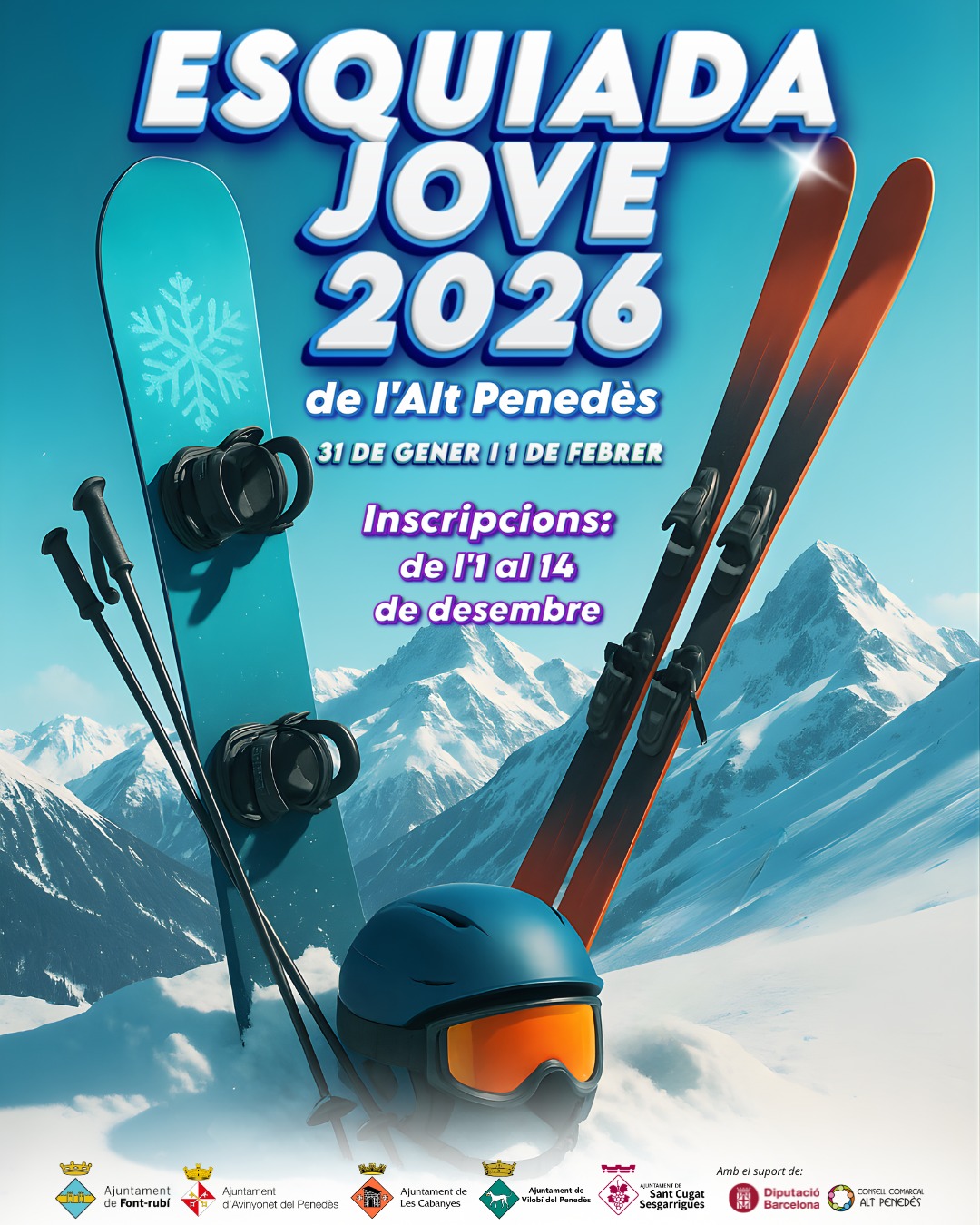 L'Esquiada Jove de l'Alt Penedès 2026 obre inscripcions