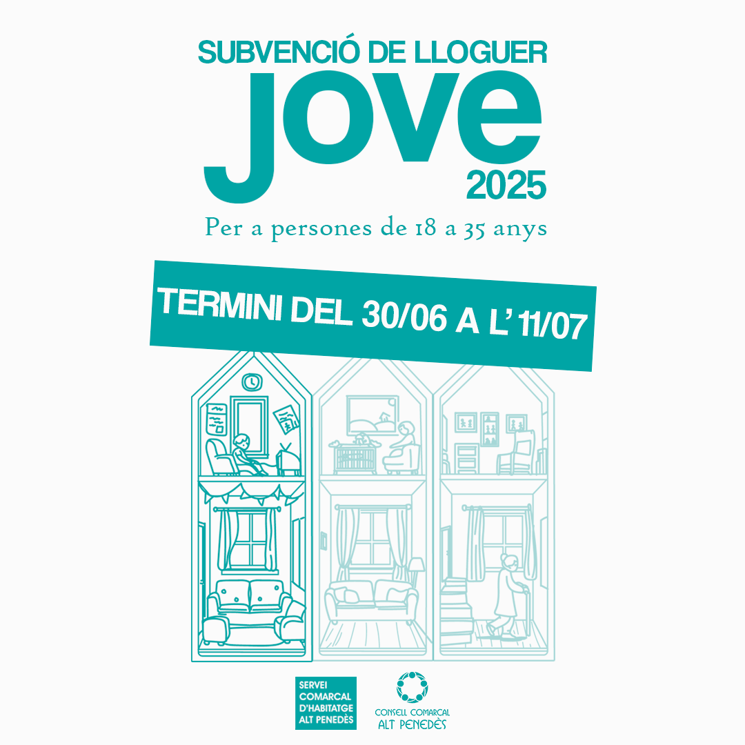 Subvencions per al pagament del lloguer (joves fins a 35 anys)