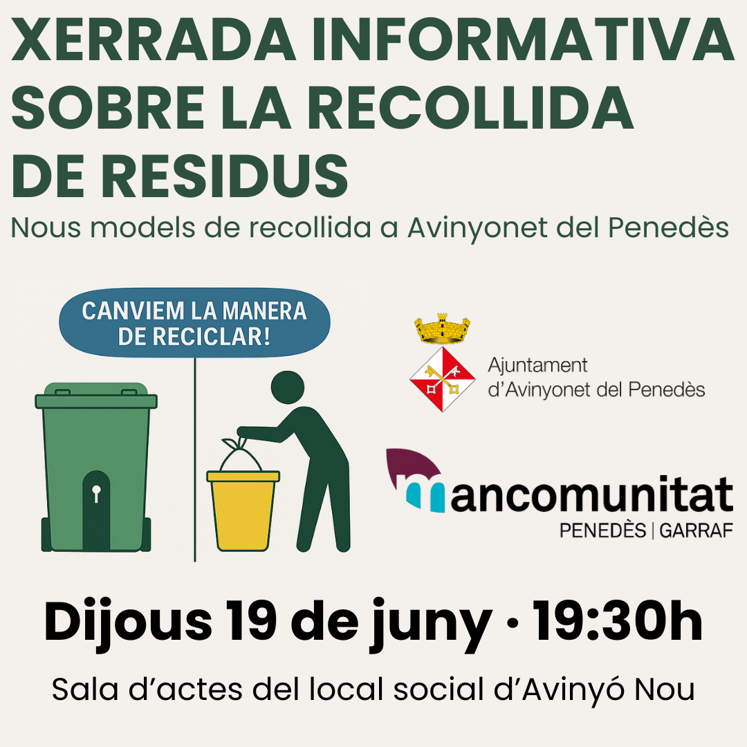 Xerrada informativa sobre la recollida de residus