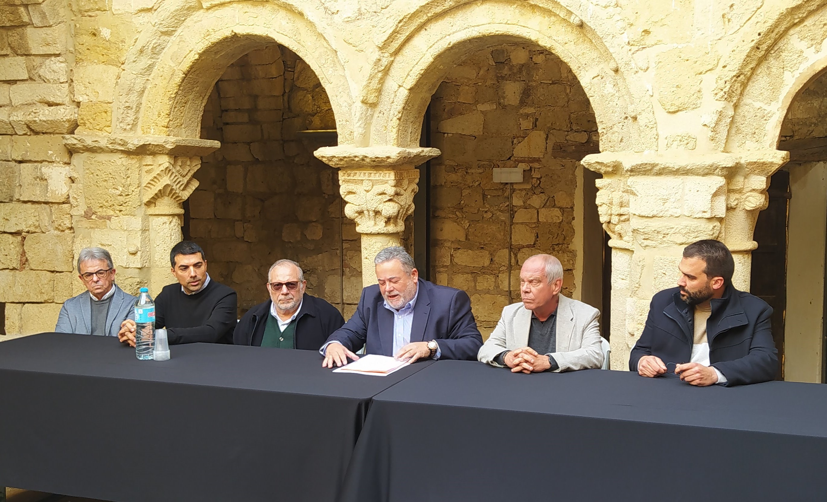 Acte de signatura de l'addenda al Conveni en relació al conjunt del Monestir de Sant Sebastià dels Gorgs