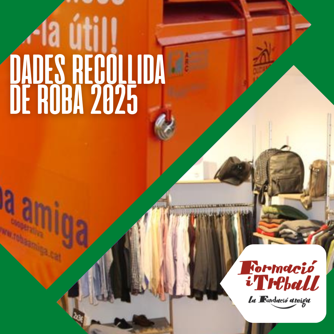 AVINYONET DEL PENEDES recull 3.237 kg de roba de segona m&agrave; gr&agrave;cies al projecte t&egrave;xtil de Formaci&oacute; i Treball