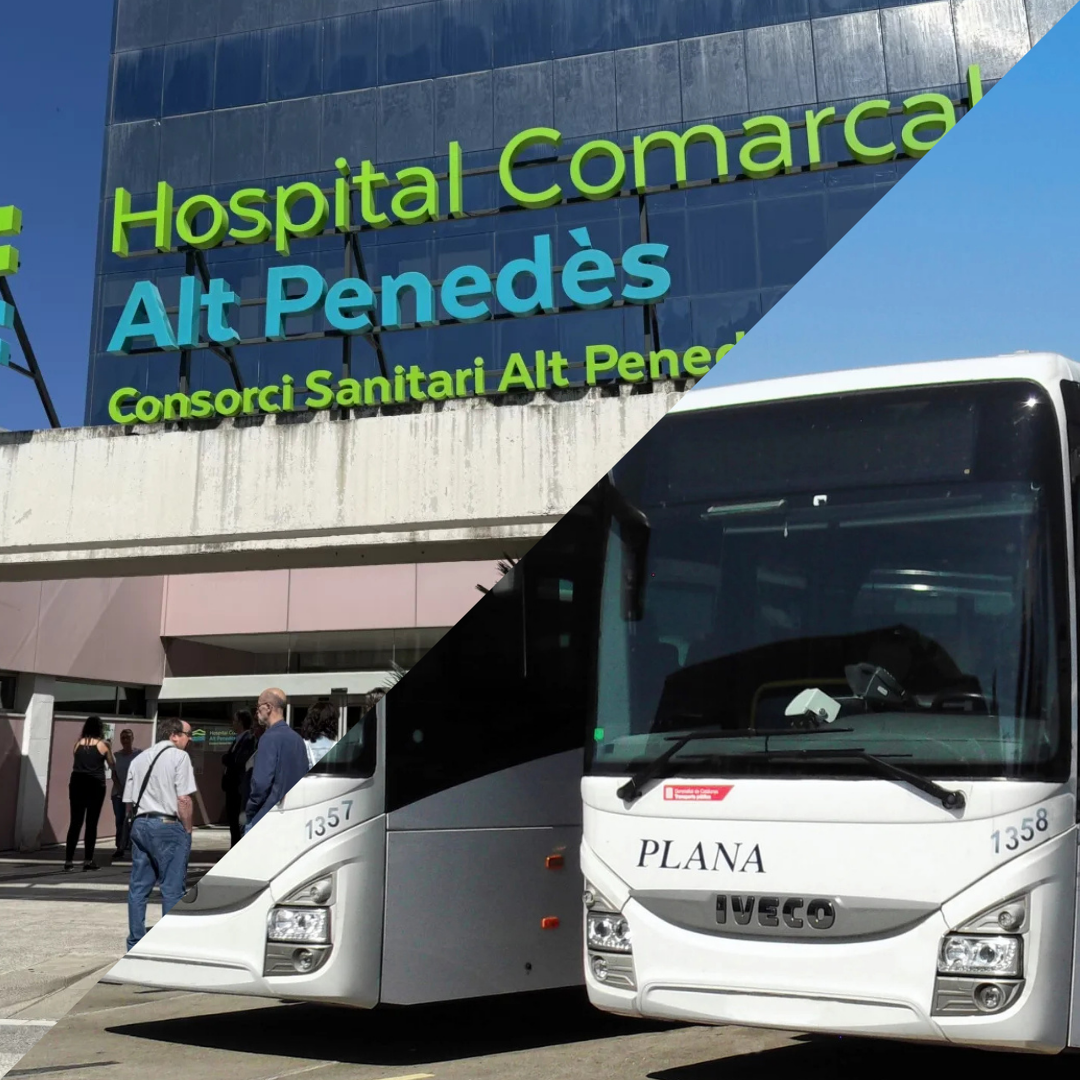 Reforç del transport públic entre Vilafranca i l'Hospital Sant Camil per garantir l'atenció sanitària